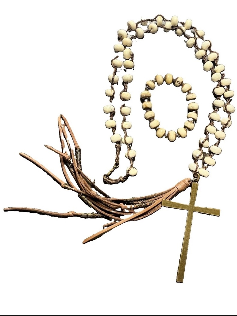 Artisan made Blessed Mess Custom Tassel Neckless &matching bracelet